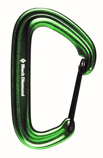 Карабин Black Diamond Litewire Green - Фото 1 большая