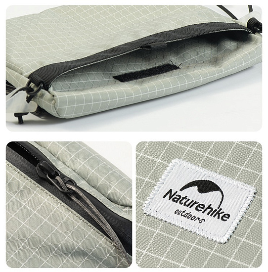 Сумка Naturehike ZT-12 Mia Grey/White - Фото 3 большая