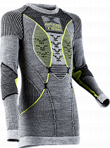 Лонгслив детский X-Bionic Apani 4.0 Merino Gray/Yellow