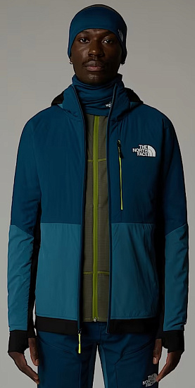 Куртка мужская The North Face Binntal Hybrid Ventrix Hoodie Mallard Blue/Midnight Petrol/TNF Black - Фото 4 большая